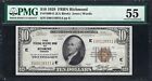 Fr. 1860-E $10 1929 Federal Reserve Bank Note Small Size Currency PMG AU 55!