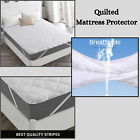 Quilted Mattress Protector Queen King Quilted Mattress Cover Full Mattress Pad
