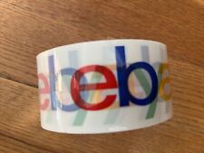 3  rolls of eBay Branded Packaging Shipping Tape (LOT) Color Logo 75Yds x2 In .