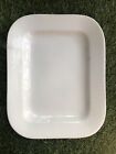 MELLOR, TAYLOR & CO ANTIQUE WHITE IRONSTONE PLATTER 12” X 9.25” OLD