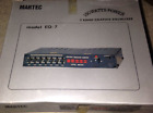 martec model EQ-7 7 Band Graphic Car Stereo Equalizer-Brand New-SHIPS N 24 HOURS