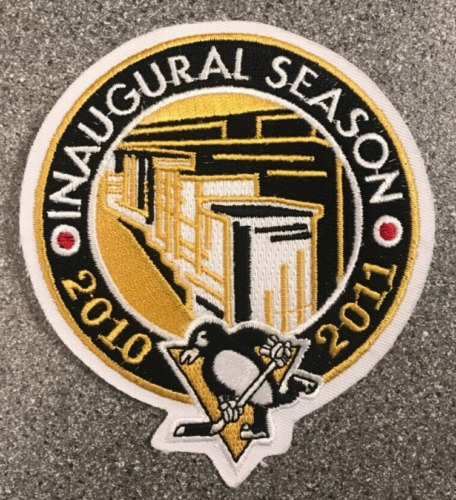 2010-11 PITTSBURGH PENGUINS NHL HOCKEY INAUGURAL CONSOL CENTER BLACK PATCH