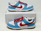 Size 8.5 Nike Dunk Low By You NBY White Red Blue Mens Skate Shoes FJ2253-901