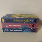 Blue's Clues And Rugrats 3 VHS Lot: Blues Birthday/arts And Crafts/ Return Of