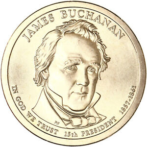 2010 D Presidential Dollar James Buchanan Satin Finish See Pics T842