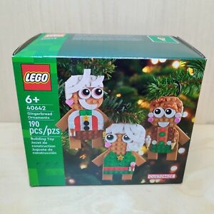 LEGO Seasonal Christmas Gingerbread Ornaments (40642) - NEW SEALED
