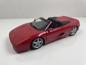 UT Models Ferrari F355 Spider Red Black Interior 1:18 Scale Diecast Model Car