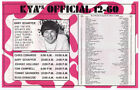 KYA Radio Survey 1968 Top 60 Handbill Beatles Doors Cream James Brown Clairol Ad