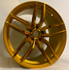 High-Quality Gold Wheels 19x8.5/9.5 5x114.3 Fits Honda Civic 350Z Mazda RX-8