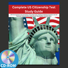 US Citizenship, Civics Test, Study Guides, English Questions & Answers on CD-ROM