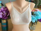 822 Wacoal 34DD Nude Full Figure Breathable Molded Lace Wire Free Bra #85202 VTG