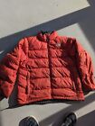 The North Face 550 Down Jacket Copper/Orange Full Zip Puffer (Large)
