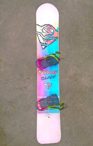 RARE Vintage 1988 SIMS Blade 1711 snowboard with ORIGINAL bindings MADE IN USA!