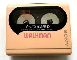 SONY WM-51 walkman stereo cassette player Made in Japan  Reverse