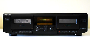 SONY TC-WE305 DUAL CASSETTE DECK W/DOLBY B & HIGH SPEED DUBBING ~ TESTED A1