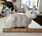 Vintage Life-size Ceramic Rabbit Statue for Home Garden or Patio
