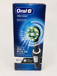 Oral-B Pro Crossaction 1000 Rechargeable Electric Toothbrush - Black (READ)