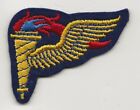 WW2 US Made WW2 To Occupation On Purple Wool Felt US Airborne Pathfinder Badge