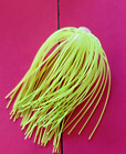 10 BRIGHT CHARTREUSE UMBRELLA SKIRTS FOR BUZZ BAITS, SPINNER BAITS, JIGS