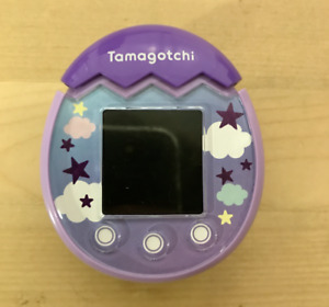 Tamagotchi Pix Sky Purple Handheld Device Tested & Works!