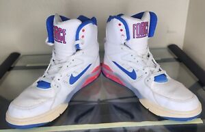 Nike Air Command Force 2014 Sixers Ultramarine Size 12 White Blue 684715-101