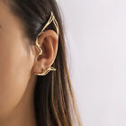 Gothic Elf Ear Cuffs Cat Wrap Non-Pierced Fake Earrings Cosplay Party Jewelry