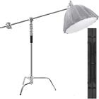 AndyCine 10.8' Heavy Duty C-Stand Adjustable Light Stand with Boom Arm #A-CS-330