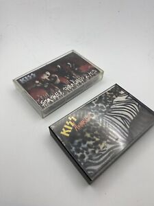 New ListingVtg. Kiss Cassettes Lot Of 2 “Smashes Thrashes And Hits” “Animalize” Good Cond.