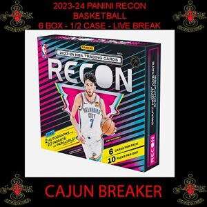 BOSTON CELTICS *6 BOX - 1/2 CASE LIVE BREAK* 2023-24 RECON BASKETBALL (B)