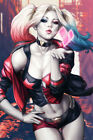 367238 Harley Quinn Blowing A Kiss Joker Lover Film Art Print Poster