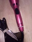 CHI Spin N Curl Ceramic Rotating Curling Iron Red Hair Styling Auto Curler.