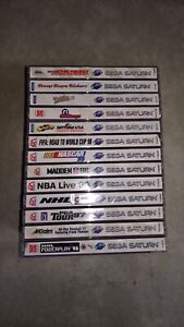 Sega Saturn Sports Games - Tested / Complete - Pick Your Games - Free Shipping