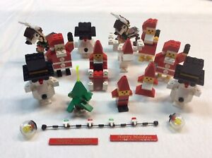 LEGO Xmas Holiday Exclusive Lot Vintage Christmas Poly Bag Sets
