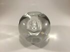 Hand Blown Dome Paperweight with non-spill Inkwell