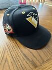 VTG Pittsburgh Penguins Snapback Hat Sports Specialties Wool Stanley NHL 90s (o)