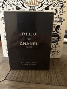 Bleu de Chanel 5oz 150ml Eau De Parfum Used with Box For Men 80% Full