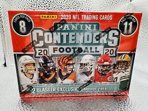 2020 Panini Contenders NFL Football Factory Sealed Blaster Box! 88 Cards Per Box