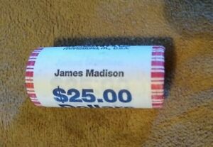 James Madison Presidential Coin Roll 2007