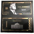 $10000 - Ten Thousand Dollar Donald Trump Diamond Series Commemorative Banknote
