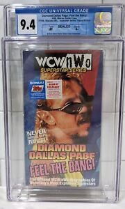 Sealed 1999 Diamond Dallas Page Feel The Bang with Topps Card VHS CGC 9.4 A+ WCW