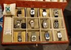 Huge Vintage Lot Of Casio Film Watches 14 Watches With Owners Manuals Updated!!