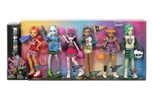 Monster High Dolls Ghoul Spirit Sporty Cheerleaders   6 Pack