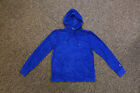New Polo Ralph Lauren Men's TERRYCLOTH Pullover Hoodie - MEDIUM - Blue