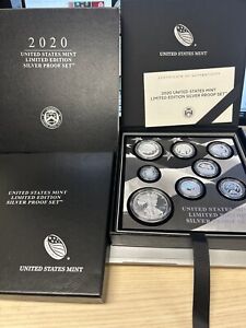 2020 Limited Edition SILVER PROOF Set with Original Box & COA