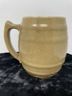 UHL Pottery Co 1900's Barrel Mug Cup #16 Huntingburg Indiana Vtg Crock Stoneware