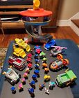 Huge Paw Patrol Toy Lot with Lookout Tower, 9 vehicles 24 Different Figures!