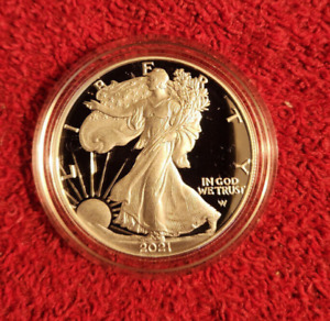 2021 s silver proof American Eagle type 2 in acrylic capsule