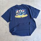Rare Vintage Anime Battle of the Planets Gatchaman Eagle Riders shirt Blue XL