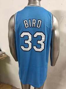 Men's Basketball Jersey Larry Bird #33 Indiana State Jersey All Stitched Blue