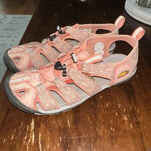 KEEN 1014459 Clearwater CNX Womens 7.5 Pink Waterproof Hiking Sandals Shoes